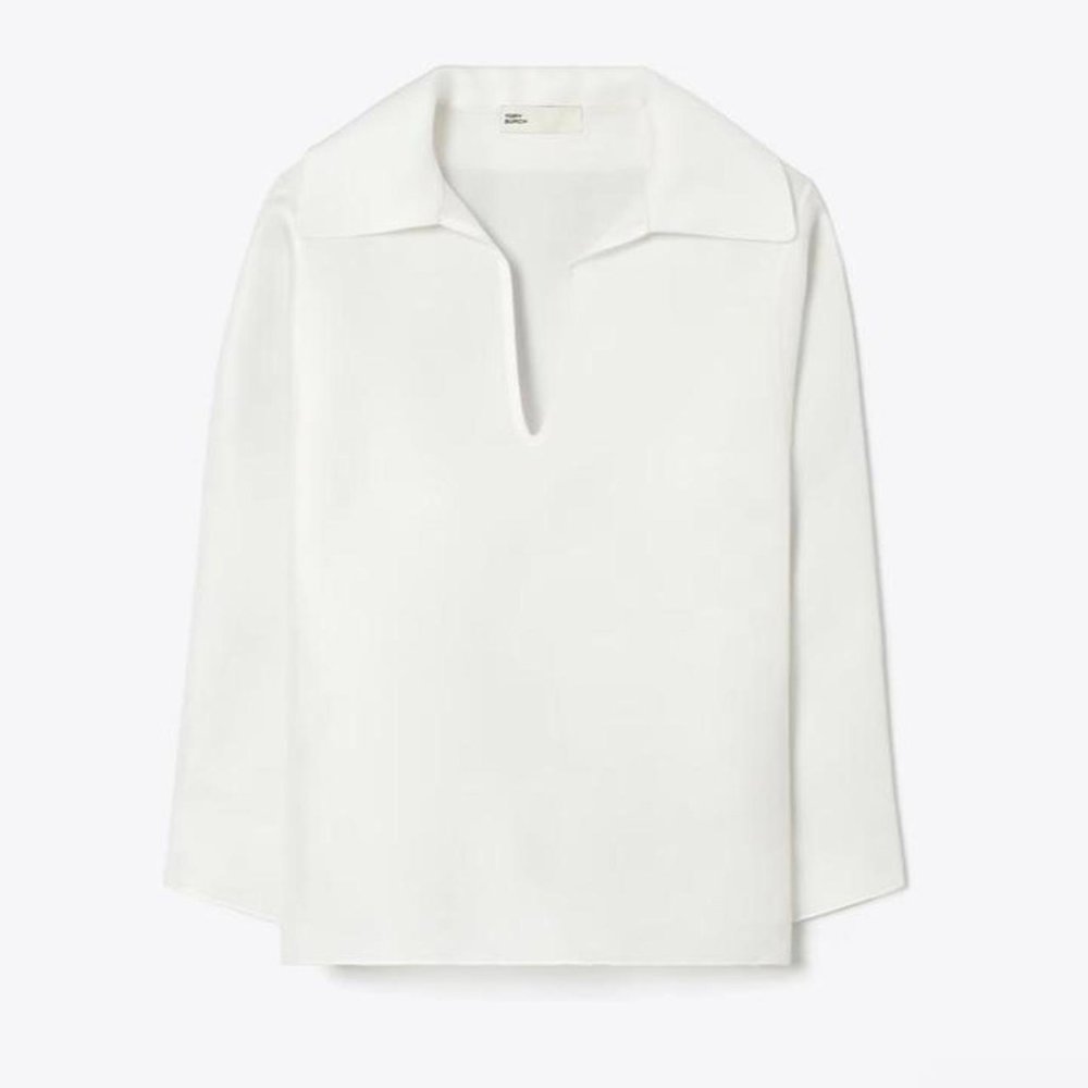 Tory Burch Silk Gazar Tunic